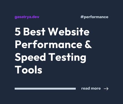 5 Best Website Performance & Speed Testing Tools in 2024