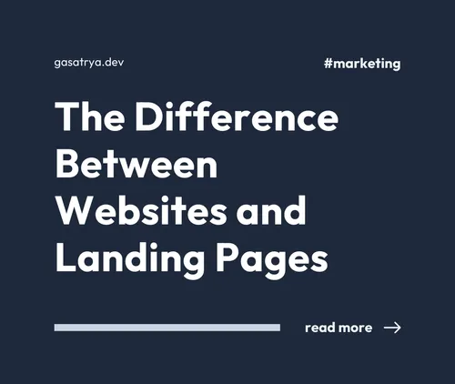 The Difference Between Websites and Landing Pages