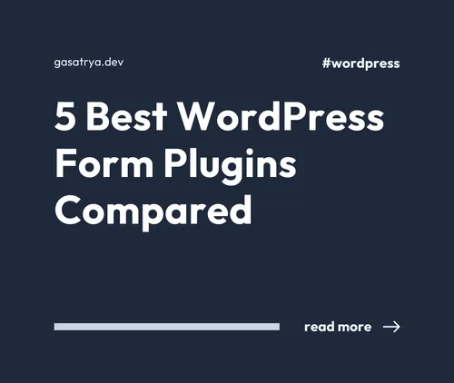 6 Best WordPress Form Plugins Compared