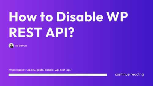 How to Disable WP REST API: A Beginner’s Guide