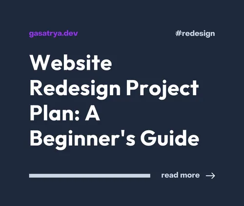 Website Redesign Project Plan: A Beginner's Guide