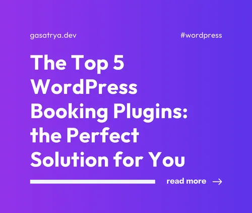 The Top 5 WordPress Booking Plugins